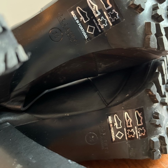 ALLSAINTS Esma Boot Heels Black Leather Made in Portugal Size 36 EU - Picture 15 of 16